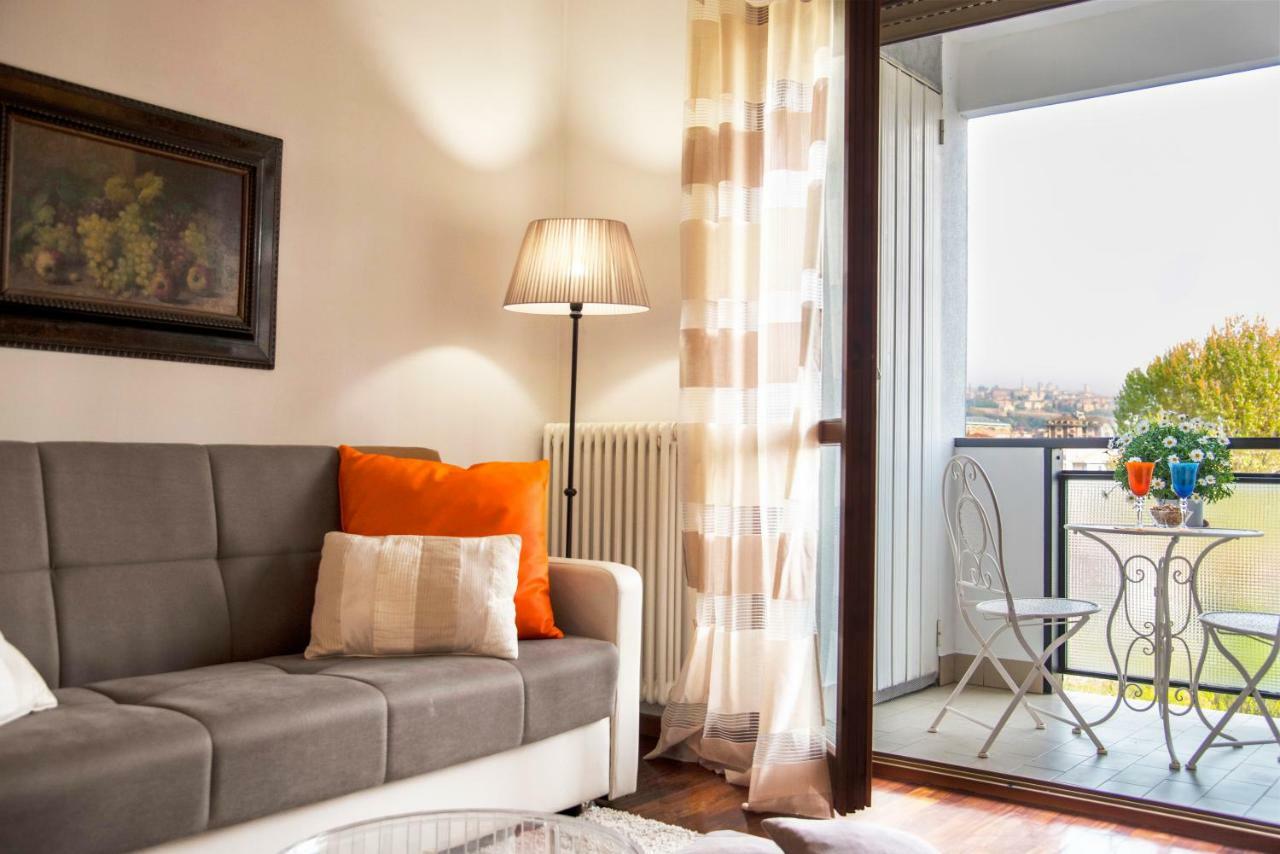 Chic Panoramic Apartment Bergamo Eksteriør billede